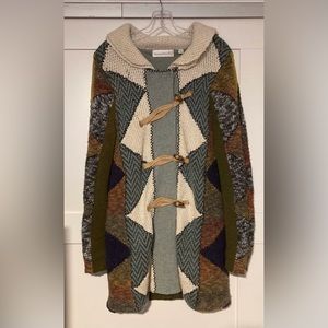 Charlie and Robin Harlequin Patchwork knit sweater
